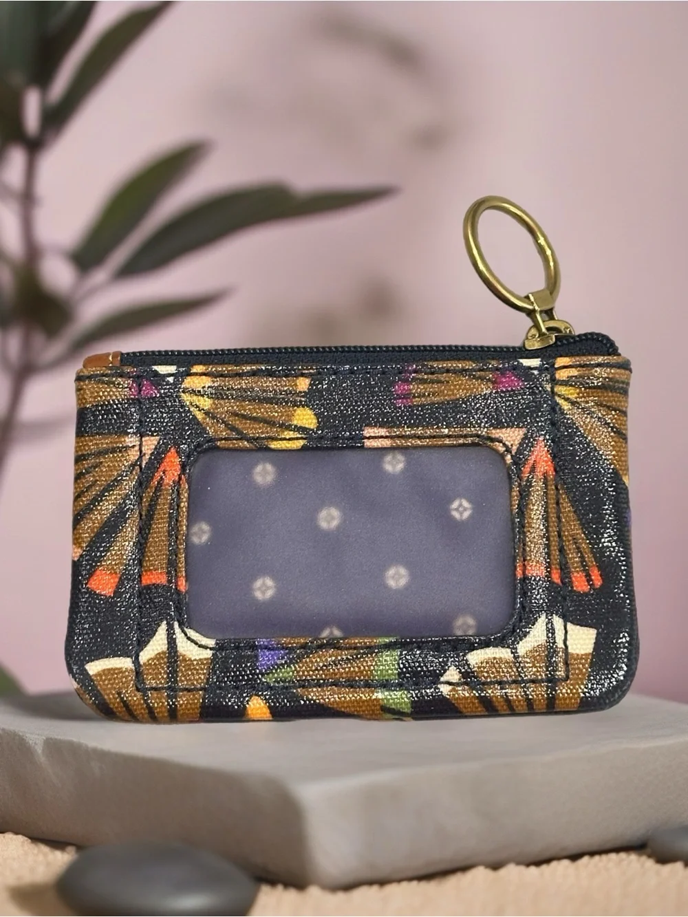 Fossil Zip Key/Card Pouch